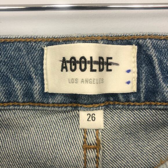Agolde Lyle Low Rise Slim Jeans in Nova Size 26 - Picture 7 of 9